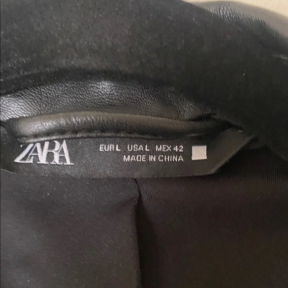 Zara faux leather